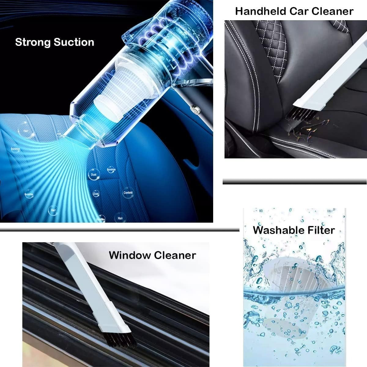 🔥✨HOT SALE 🌸Powerful Wireless Car Vacuum Cleaner