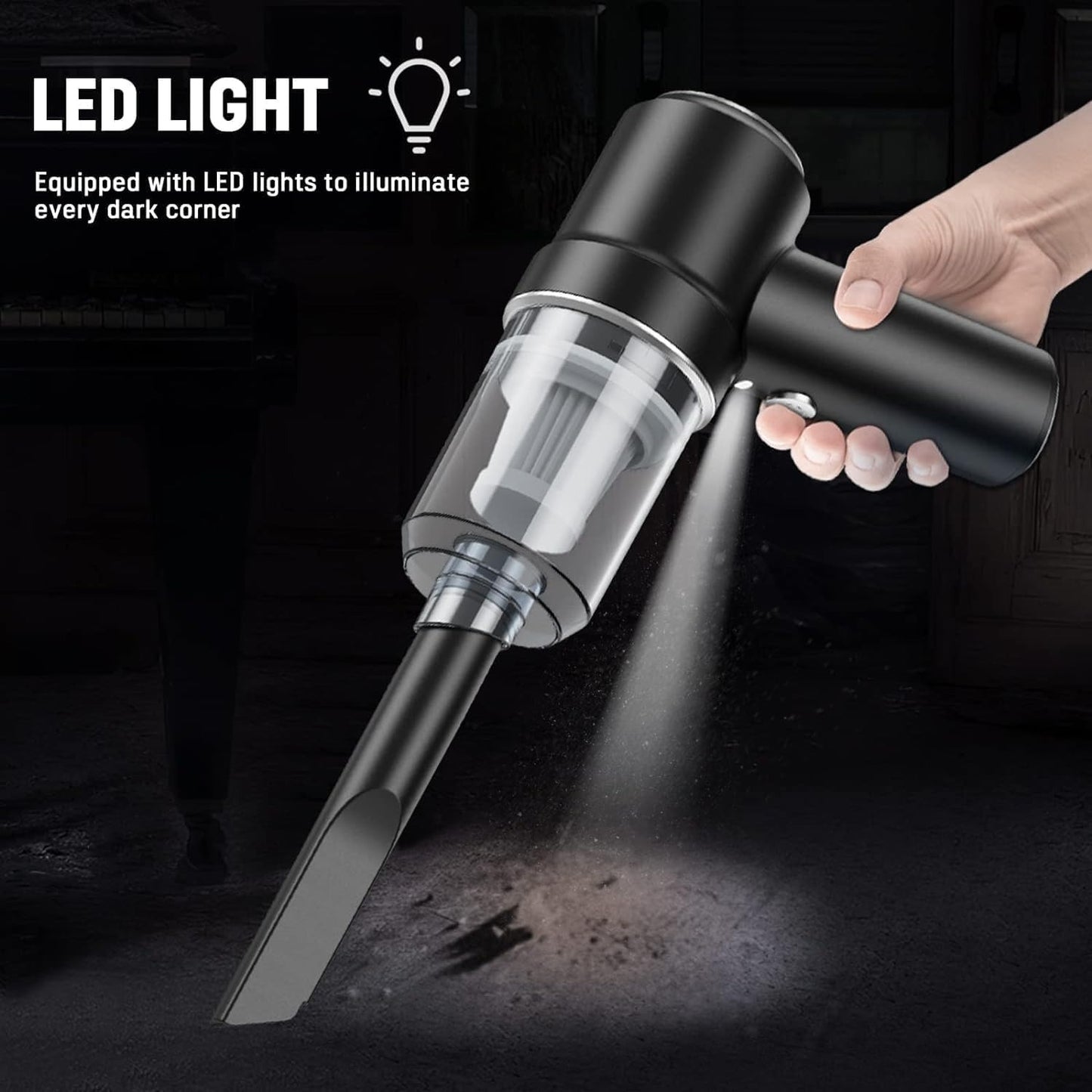 🔥✨HOT SALE 🌸Powerful Wireless Car Vacuum Cleaner