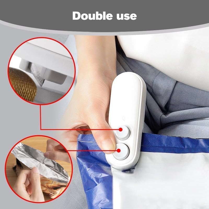 💥LAST DAY 49% OFF🔥Mini Bag Sealer with Cutter and Magnet